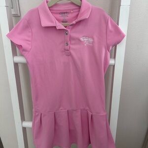 Pink Golf Dress for Kids- Torrey Pines logo Garb Brand